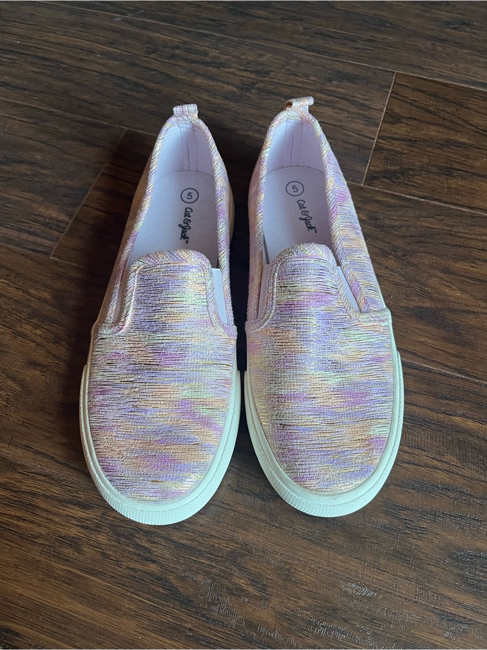 Cat & Jack Pastel Multi-Color Slip-On Sneakers
